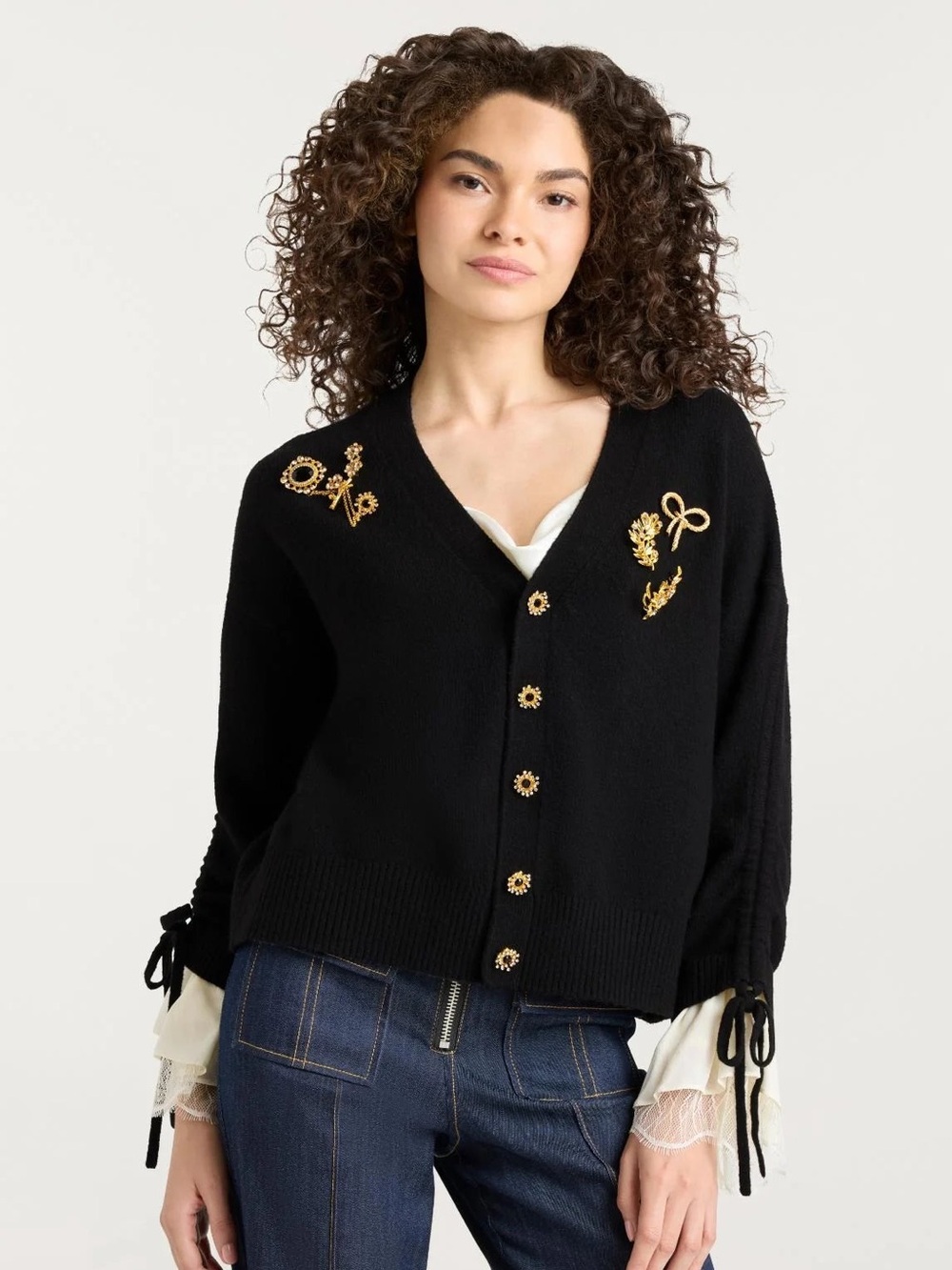 Cinq A Sept Brooches Atlas Cardigan